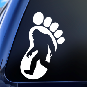 Big Foot Car Decal Sticker for Boats Cars Trucks SUV Van Skateboards Laptops