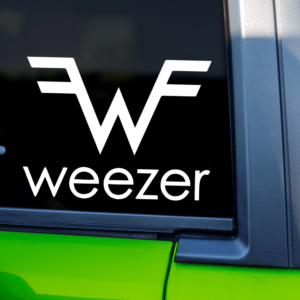 Graphics Addiction Weezer Rock Band Car Decal Sticker for Cars Trucks Tumbler SUV Van Skateboards Laptops