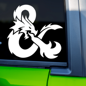Dungeon And Dragons Video Game Vinyl Car Decal Sticker