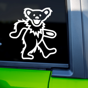 Grateful Dead Dancing Bear Vinyl Car Decal Sticker