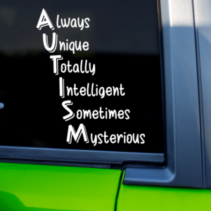 Graphics Addiction AUTISM Car Decal Sticker for Cars Trucks Tumbler SUV Van Skateboards Laptops Mirror