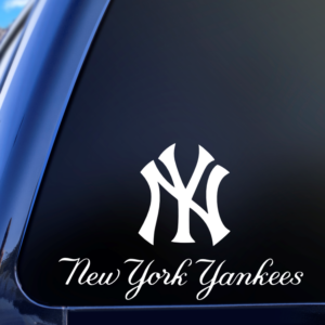 Graphics Addiction New York Yankees Car Decal Sticker for Cars Trucks Tumbler SUV Van Skateboards Laptops Mirror