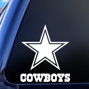 Graphics Addiction Dallas Cowboys Football Car Decal Sticker for Cars Trucks Tumbler SUV Van Skateboards Laptops