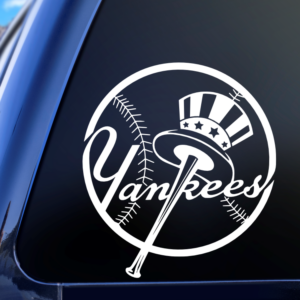 Graphics Addiction NY Yankees Baseball Car Decal Sticker for Cars Trucks Tumbler SUV Van Skateboards Laptops
