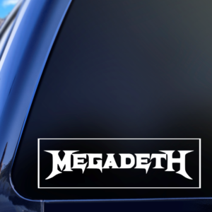 Graphics Addiction Megadeth Heavy Metal Band Car Decal Sticker for Cars Trucks Tumbler SUV Van Skateboards Laptops