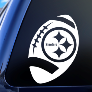 Graphics Addiction Pittsburgh Steelers Football Car Decal Sticker for Cars Trucks Tumbler SUV Van Skateboards Laptops